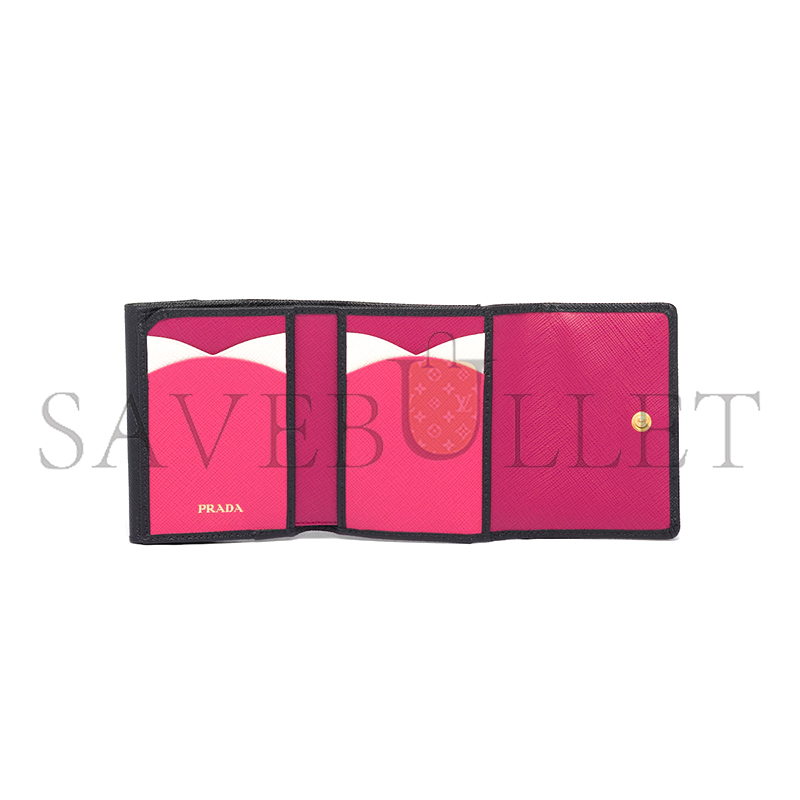 PRADA SMALL SAFFIANO LEATHER WALLET 1MH043 (10*8.5cm)